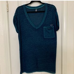 Fox racing women’s v neck tee